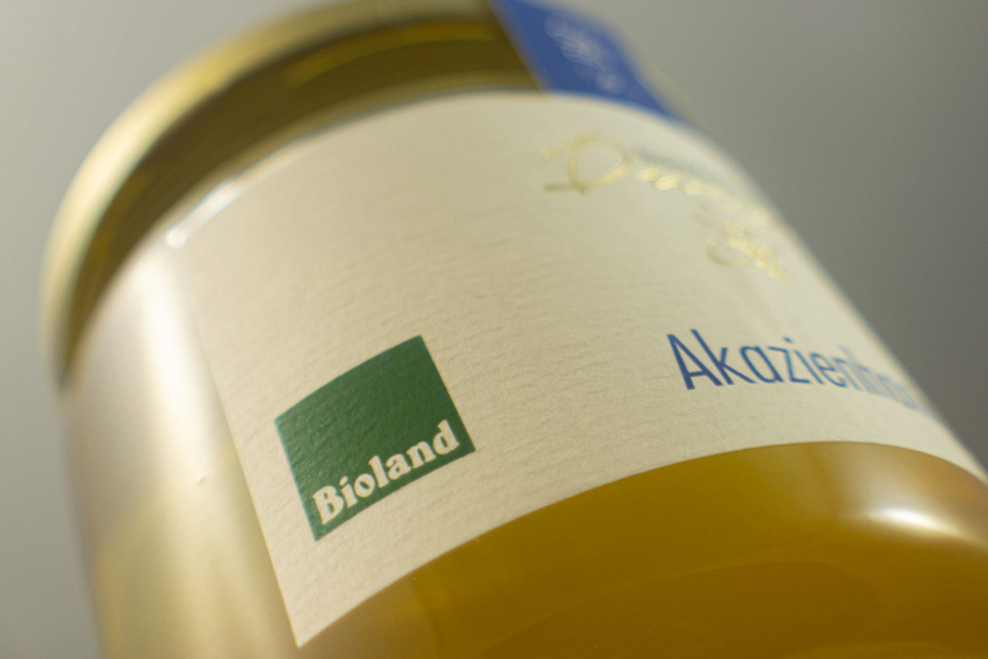Veganes Etikett für Bio Honig
