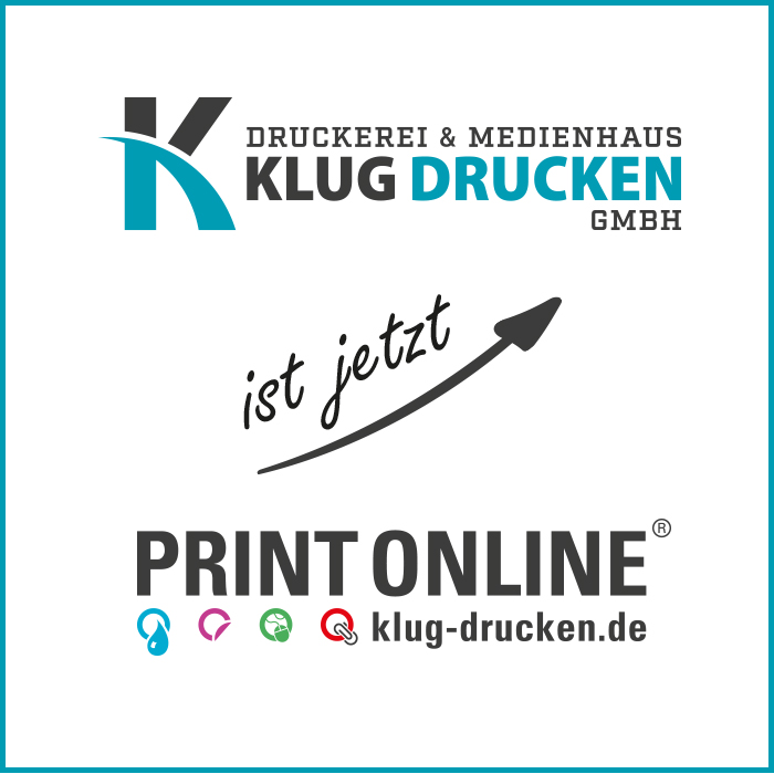 Print Online ist jetzt KLUG DRUCKEN GmbH